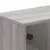 Produktbild 8 för TV-bänk med glasdörrar grå sonoma 102x37x50 cm