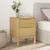 Produktbild 3 för Sängbord vaxbrun 45x39x57 cm massiv furu