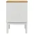 Produktbild 6 för Sängbord vit 45x39x57 cm massiv furu