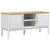 Produktbild 2 för Tv-bänk FLORO vit 114x43x55 cm massiv furu