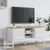 Produktbild 3 för Tv-bänk FLORO vit 114x43x55 cm massiv furu