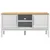 Produktbild 5 för Tv-bänk FLORO vit 114x43x55 cm massiv furu