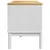 Produktbild 6 för Tv-bänk FLORO vit 114x43x55 cm massiv furu