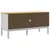 Produktbild 7 för Tv-bänk FLORO vit 114x43x55 cm massiv furu