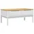 Produktbild 2 för Soffbord FLORO vit 99x55,5x45 cm massiv furu