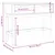 Produktbild 10 för Konsolbord FLORO grå 89,5x36,5x73 cm massiv furu