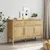 Produktbild 3 för Sidobord FLORO vaxbrun 114x43x74 cm massiv furu