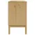 Produktbild 6 för Sidobord FLORO vaxbrun 114x43x74 cm massiv furu