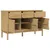 Produktbild 8 för Sidobord FLORO vaxbrun 114x43x74 cm massiv furu
