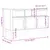 Produktbild 10 för Sidobord FLORO vaxbrun 114x43x74 cm massiv furu