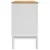 Produktbild 6 för Sidobord FLORO vit 114x43x74 cm massiv furu