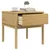 Produktbild 4 för Lampbrod FLORO vaxbrun 55x55x54 cm massiv furu