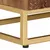 Produktbild 8 för Tv-bänk 110x30x40 cm massivt mangoträ och järn