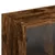 Produktbild 10 för Bokhylla med dörrar rökfärgad ek 136x37x142 cm konstruerat trä