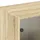 Bokhylla med dörrar sonoma-ek 204x37x75 cm konstruerat trä