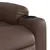 Produktbild 11 för Massagefåtölj med uppresningshjälp brun konstläder