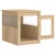 Produktbild 6 för Hundbur/sidobord sonoma-ek 55x75x65 cm konstruerat trä