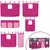 Produktbild 10 för Loftsäng med rutschkana rosa 80x200 cm massiv furu