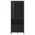 Produktbild 4 för Vitrinskåp VIKEN svart 80x40x200 cm massiv furu