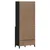 Produktbild 7 för Vitrinskåp VIKEN svart 80x40x200 cm massiv furu