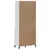 Produktbild 7 för Vitrinskåp VIKEN vit 80x40x190 cm massiv furu