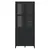Produktbild 4 för Vitrinskåp VIKEN svart 80x40x190 cm massiv furu