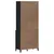 Produktbild 7 för Vitrinskåp VIKEN svart 80x40x190 cm massiv furu