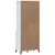 Produktbild 7 för Vitrinskåp VIKEN vit 80x40x190 cm massiv furu