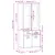 Produktbild 12 för Vitrinskåp VIKEN antracitgrå 80x40x190 cm massiv furu