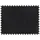 Golvplatta gummi svart 12 mm 90x120 cm