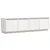 Produktbild 2 för Tv-bänk vit 156x37x45 cm massiv furu