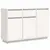 Produktbild 2 för Skänk vit 110x34x75 cm massiv furu