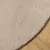 Produktbild 4 för Mjuk matta HUARTE med kort lugg tvättbar sandbeige Ø 80 cm