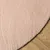 Produktbild 4 för Mjuk matta HUARTE med kort lugg tvättbar rosa Ø 80 cm