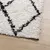 Produktbild 4 för Matta långluggad modern gräddvit och svart 200x280 cm