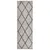 Produktbild 2 för Matta långluggad modern beige och antracit 80x250 cm
