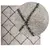 Produktbild 3 för Matta långluggad modern beige och antracit 120x120 cm