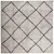 Produktbild 2 för Matta långluggad modern beige och antracit 160x160 cm