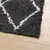 Produktbild 4 för Matta långluggad modern svart och gräddvit 120x170 cm