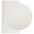 Produktbild 3 för Matta IZA kort lugg skandinavisk look gräddvit 80x150 cm