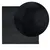 Produktbild 3 för Matta OVIEDO kort lugg svart 120x120 cm