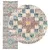 Produktbild 3 för Golvmatta ARBIZU inomhus/utomhus vintage design 80x250 cm