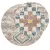Produktbild 3 för Golvmatta ARBIZU inomhus/utomhus vintage design Ø 120 cm
