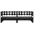 Produktbild 7 för Utdragbar dagbädd svart 2x(80x200) cm massiv furu