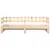 Produktbild 7 för Utdragbar dagbädd 2x(90x200) cm massiv furu