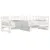 Produktbild 4 för Utdragbar dagbädd vit 2x(90x200) cm massiv furu