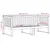 Produktbild 10 för Dagbädd vit 90x190 cm massiv furu