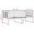Produktbild 10 för Dagbädd vit 100x200 cm massiv furu