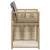 Produktbild 6 för Trädgårdsstolar med dynor 4 st blandad beige konstrotting