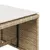 Produktbild 9 för Trädgårdspallar med dynor 4 st beige 41x41x36 cm konstrotting